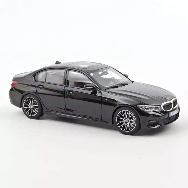 BMW 330i - 2019 - Svart - Norev - 1:18