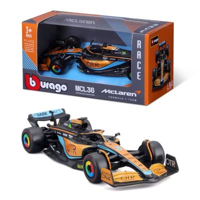 F1 - McLaren - MCL36 - D Ricciardo #3 - Bburago - 1:43