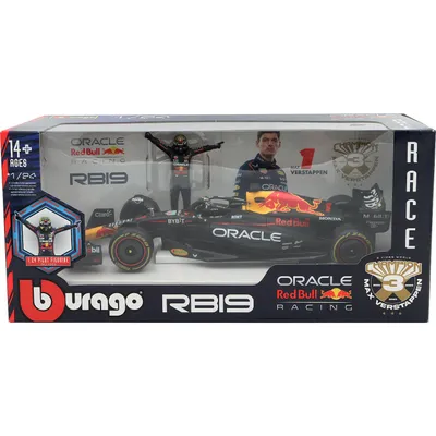 Red Bull - RB19 - Bil och Max samlarfigur - Bburago - 1:24