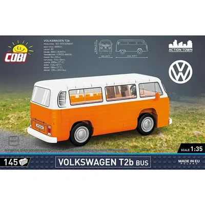 Volkswagen T2b - Orange - 24621 - COBI - 1:35
