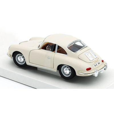 SKADAD FÖRPACKNING - Porsche 356B Coupe (1961) - Benvit - Bburago - 1:24