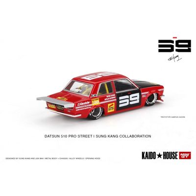 Datsun 510 Pro Street SK510 - 003 - KAIDO - Mini GT - 1:64