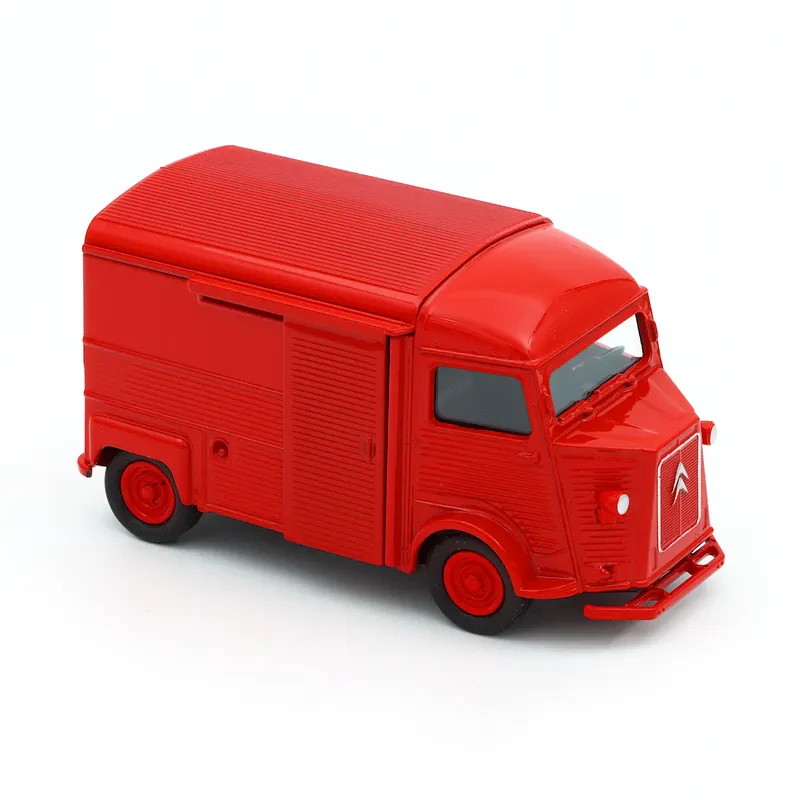 Citroën H Van - HY - Röd - Welly - 11 cm