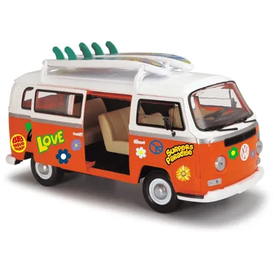 Volkswagen T2 Surfer VAN - Orange - Dickie Toys - 32 cm