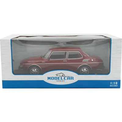 Saab 99 EMS - Mörkröd - 1977 - Modelcar Group - 1:18