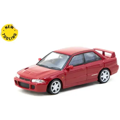 Mitsubishi Lancer GSR Evolution - Röd - Tarmac Works - 1:64