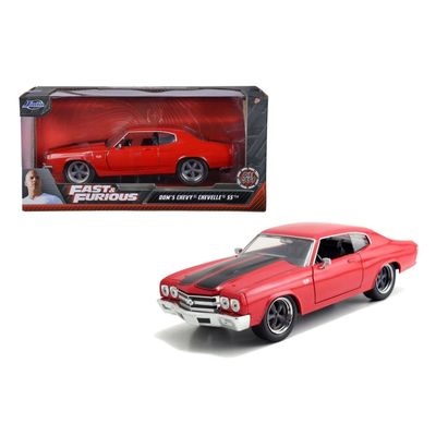 Dom's Chevy Chevelle SS - Röd - F&F - Jada Toys - 1:24