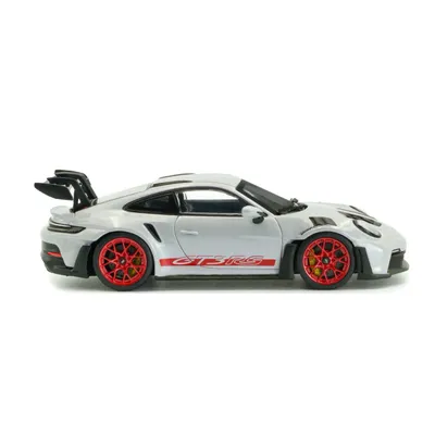 Porsche 911 (993) GT3 RS - 2023 - Ljusgrå / Röd - Solido - 1:43