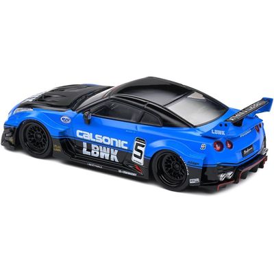 Nissan GT-R (R35) - Liberty Walk - Blå - Solido - 1:43