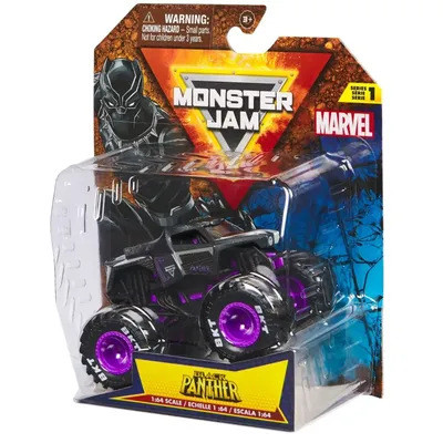 Black Panther - Monster Jam - Monster Truck - 10 cm