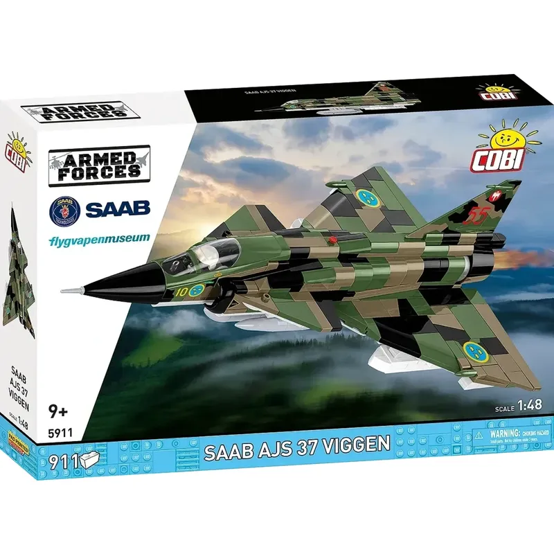 Saab AJS 37 Viggen - Klossbyggmodell - 5911 - COBI - 1:48