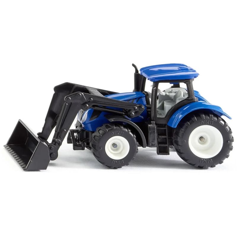 New Holland T7.315 med frontlastare - Blå - Siku - 6 cm