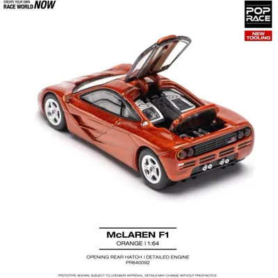 McLaren F1 - Orange - PR64-92 - Pop Race -1:64