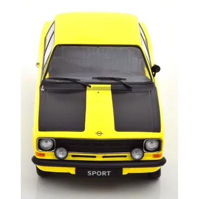 Opel Kadett B Sport - 1973 - Gul / Svart - KK-Scale - 1:18