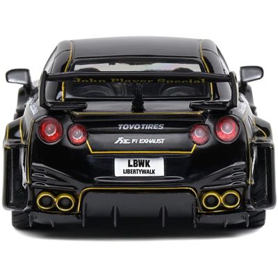 Nissan GT-R (R35) - Liberty Walk - Svart - Solido - 1:43