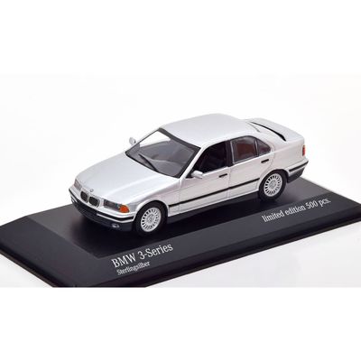 BMW 3-Series (E36) - 1991 - Silver - 1:43 - Minichamps
