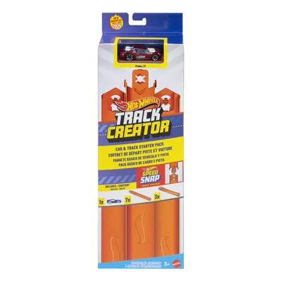 Car & Track Starter Pack - 10 tracks och 1 bil - Hot Wheels