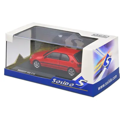 Peugeot 306 S16 - Röd - Solido - 1:43