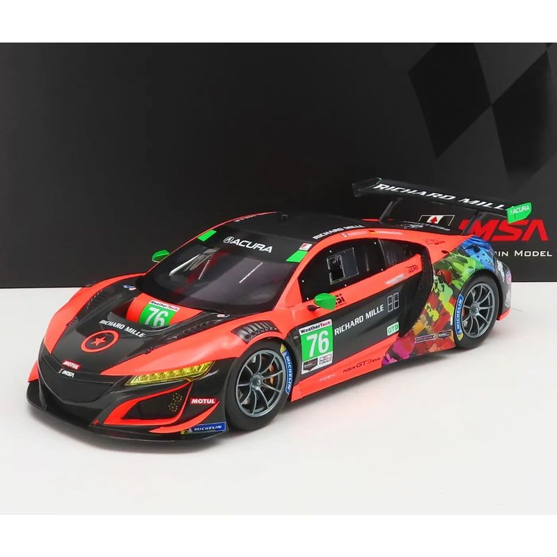 Acura NSX GT3 EVO #76 - Compass Racing - TrueScale - 1:18