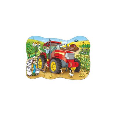 Big Tractor - Traktorpussel från Orchard Toys