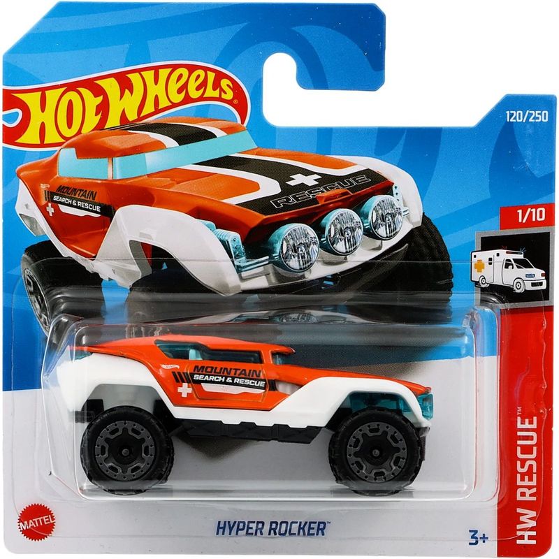 Hyper Rocker - HW Rescue - Orange - Hot Wheels