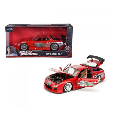 Dom's Mazda RX-7 - Röd - Fast & Furious - Jada Toys - 1:24