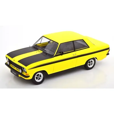 Opel Kadett B Sport - 1973 - Gul / Svart - KK-Scale - 1:18