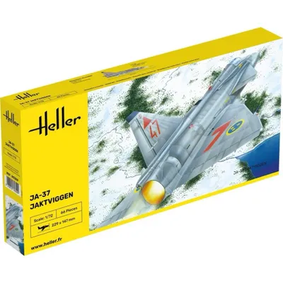 JA-37 Jaktviggen - Plastbyggsats - 80309 - Heller - 1:72