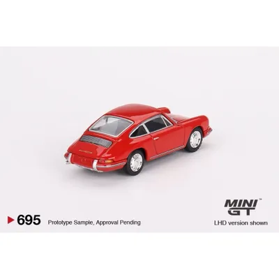 Porsche 901 1963 - Röd - 695 - Mini GT - 1:64