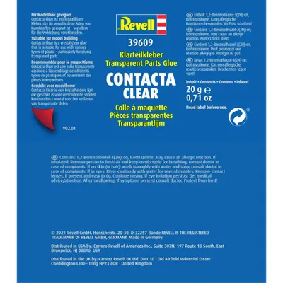 Contacta Clear - Lim för fönster - 20 g - 39609 - Revell