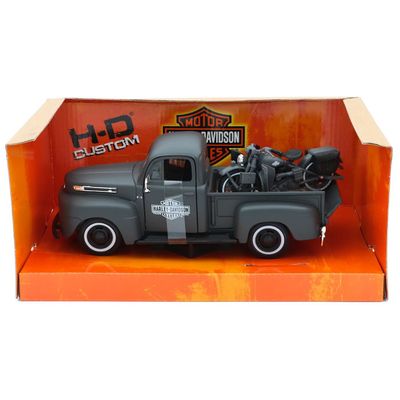 Ford F-1 Pickup + Harley WLA Flathead - Maisto - 1:24