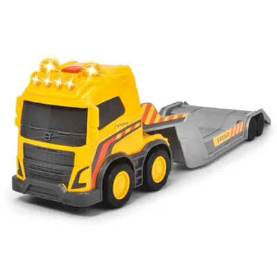 Truck Team - Volvo-lastbil och Trailer med Hjullastare - Dickie Toys