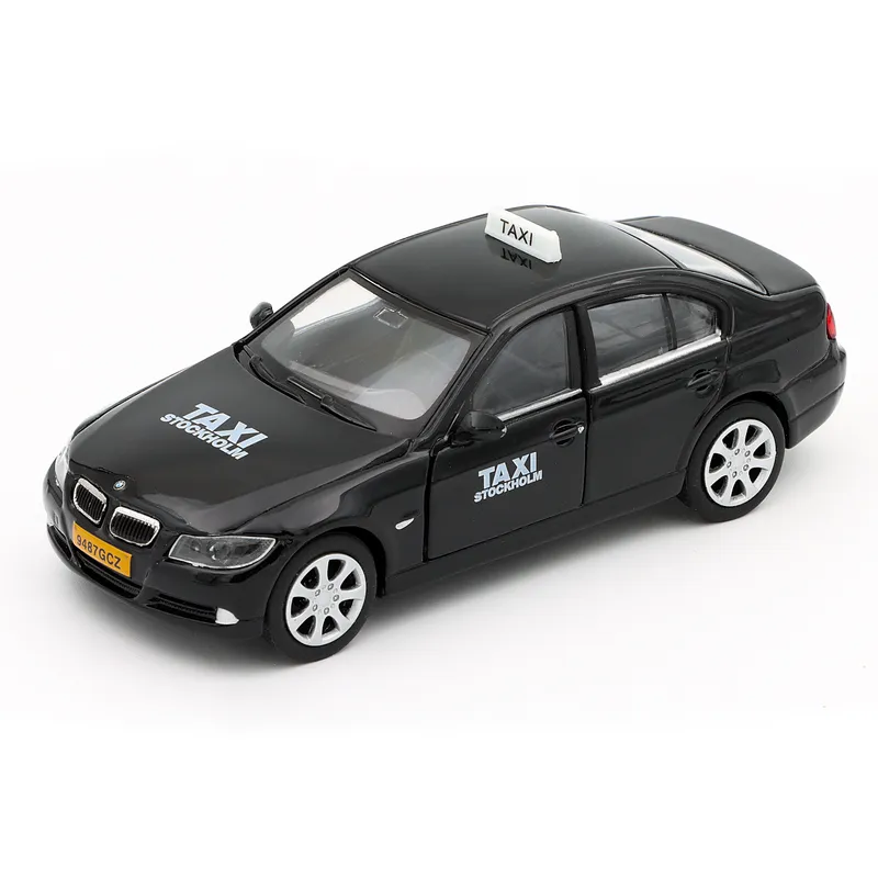 BMW 318i - Taxi Stockholm - Welly - 1:38 - 12 cm