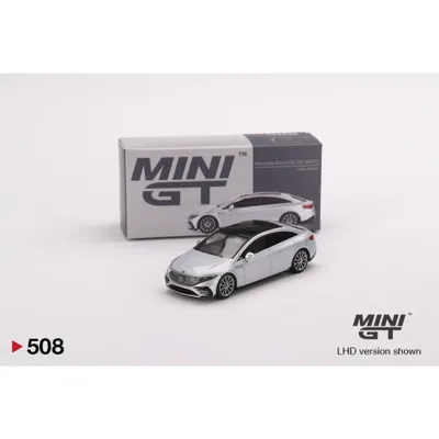 Mercedes-Benz EQS 580 4MATIC - Silver - 508 - Mini GT - 1:64