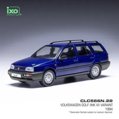 Volkswagen Golf (MK III) Variant - 1994 - Blå - Ixo Models - 1:43