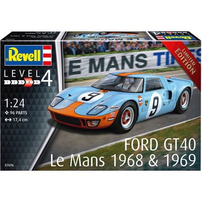 Ford GT40 - Le Mans 1968 & 1969 - 07696 - Revell - 1:24