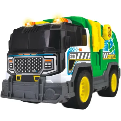 Recycle Truck - Grön Sopbil - Ljud & Ljus - Dickie Toys