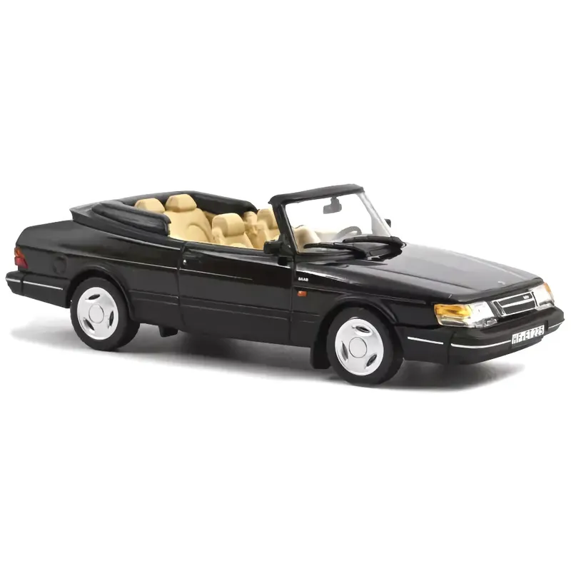 Saab 900 Turbo 16 Cabriolet - 1992 - Svart - Norev - 1:43
