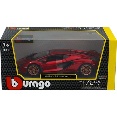 Lamborghini Sián FKP 37 - 2019 - Röd - Bburago - 1:24