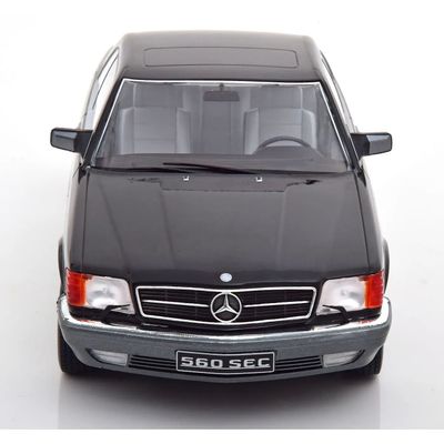 Mercedes-Benz 560 SEC (C126) - 1985 - Svart - KK-Scale 1:18
