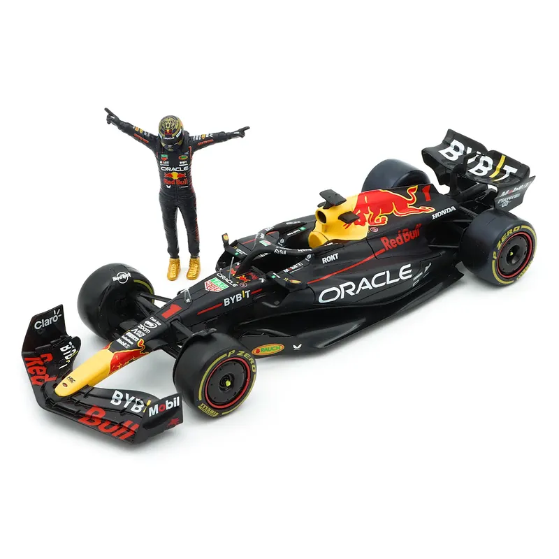 Red Bull - RB19 - Bil och Max samlarfigur - Bburago - 1:24