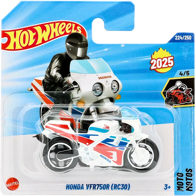 Honda VFR750R (RC30) - Vit - Moto - Hot Wheels