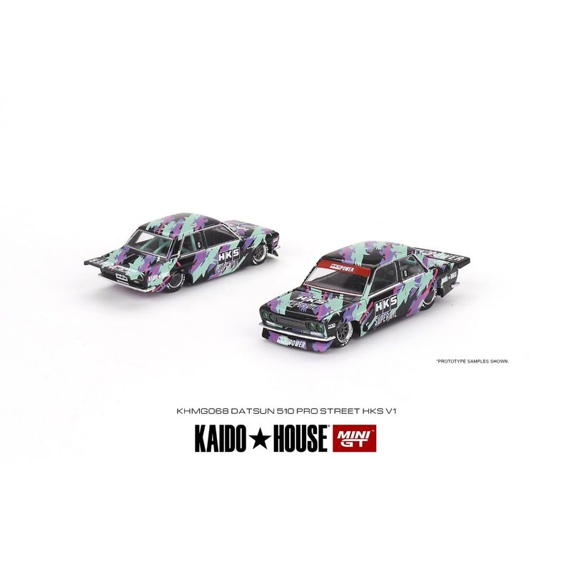 Datsun 510 Pro Street HKS V1 - Kaido House x Mini GT - 1:64