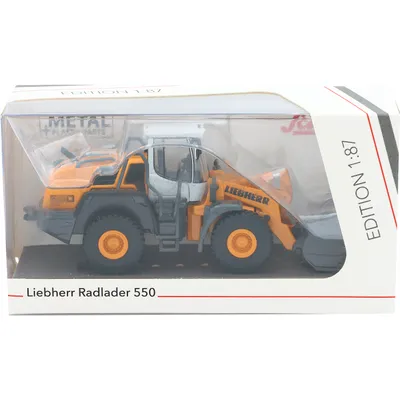 Liebherr Radlader 550 - Hjullastare - Gul/Grå - Schuco - 1:87