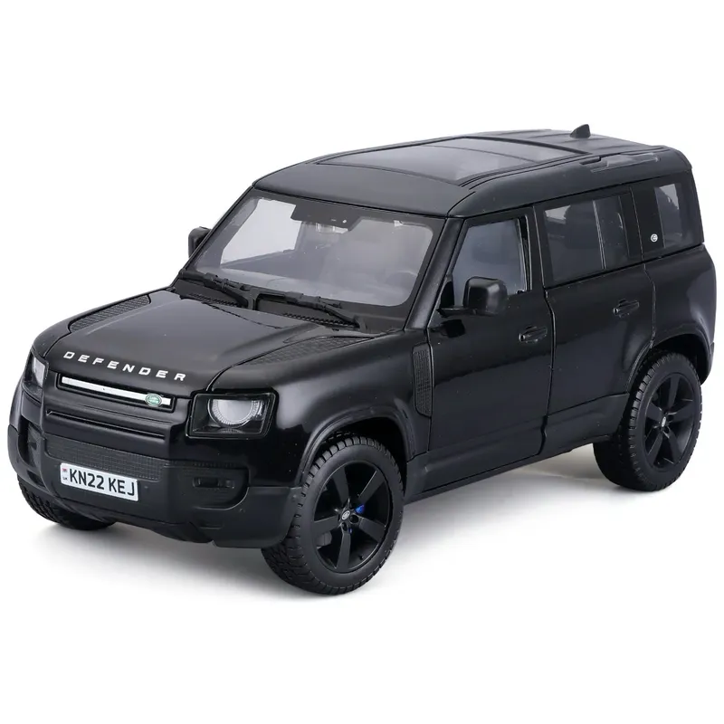 2022 Land Rover Defender 110 - Svart - Bburago - 1:24