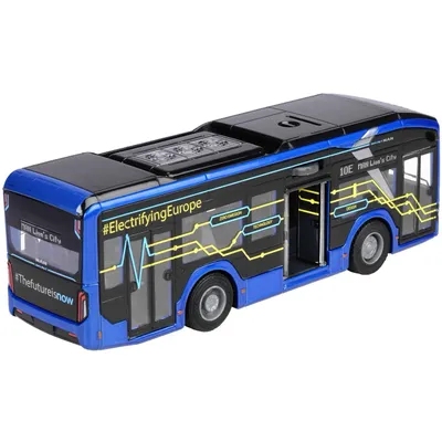 MAN Lion's City 10 E - Elektrisk Bybus - Majorette - 22 cm