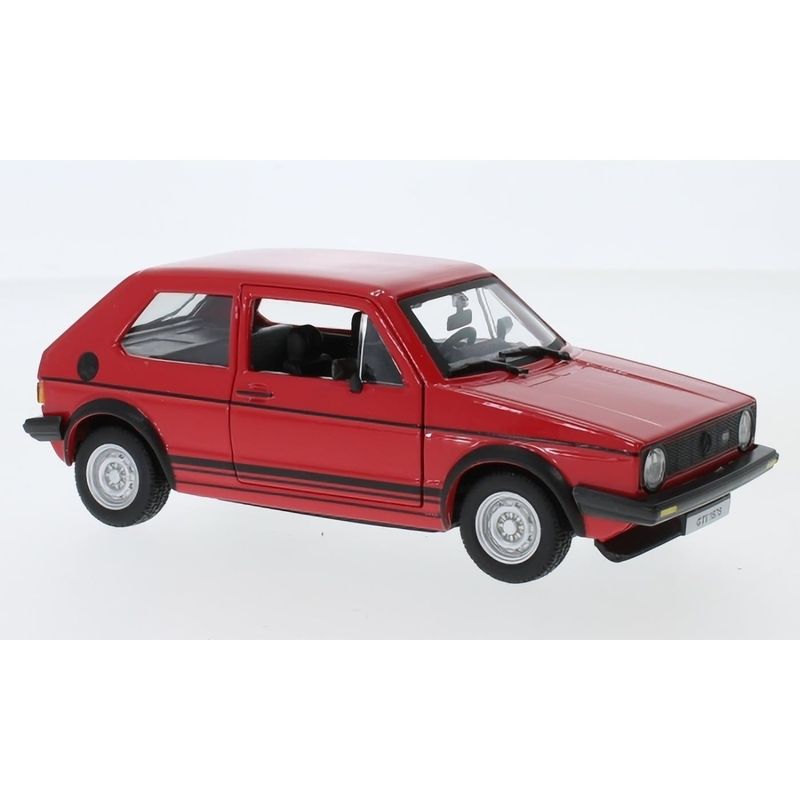 Volkswagen Golf Mk1 GTI (1979) - Röd - Bburago - 1:24