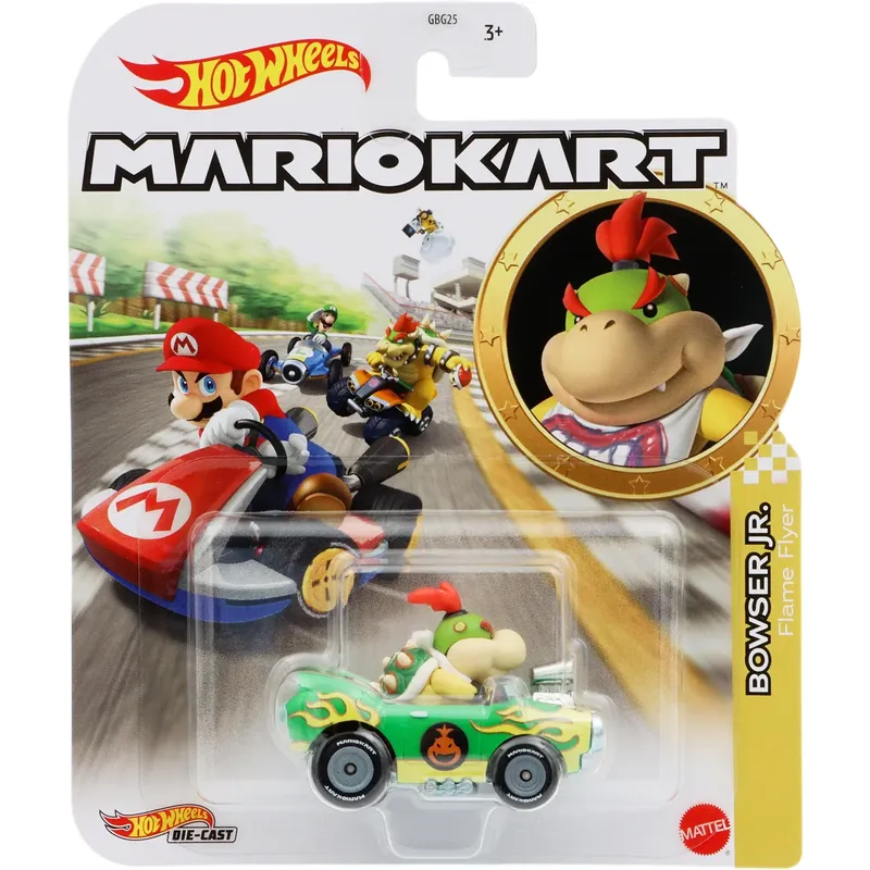 Bowser Jr. - Flame Flyer - Mario Kart - Hot Wheels