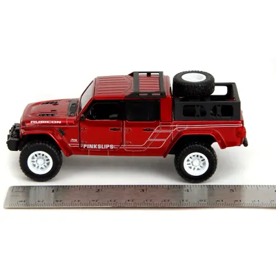 2020 Jeep Gladiator - Röd - Pink Slips - Jada - 14 cm