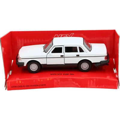 Volvo 240 GL - Vit - Welly - 1:37